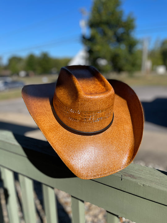 Whiskey River Western Straw Hat