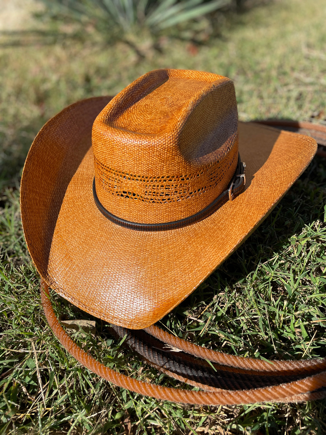 Whiskey River Western Straw Hat