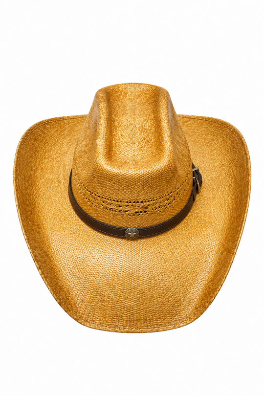 Whiskey River Western Straw Hat