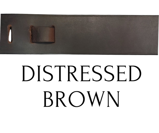 Distressed brown strap option