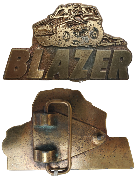 Vintage Blazer truck belt buckle