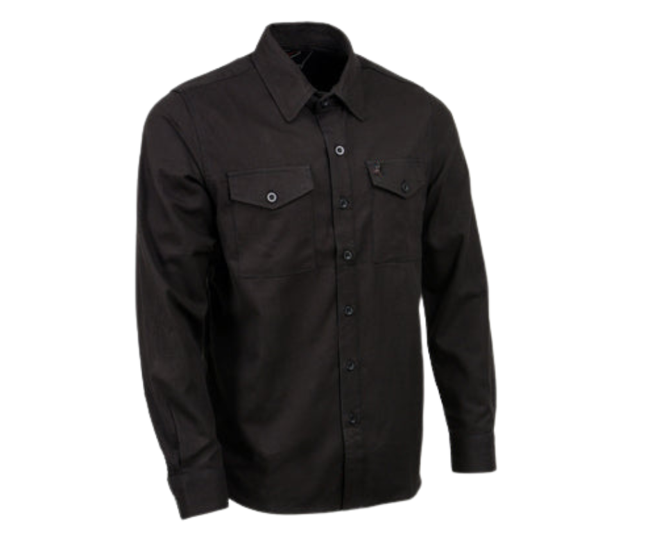 Black Flannel Button Up Shirt CLEARANCE!