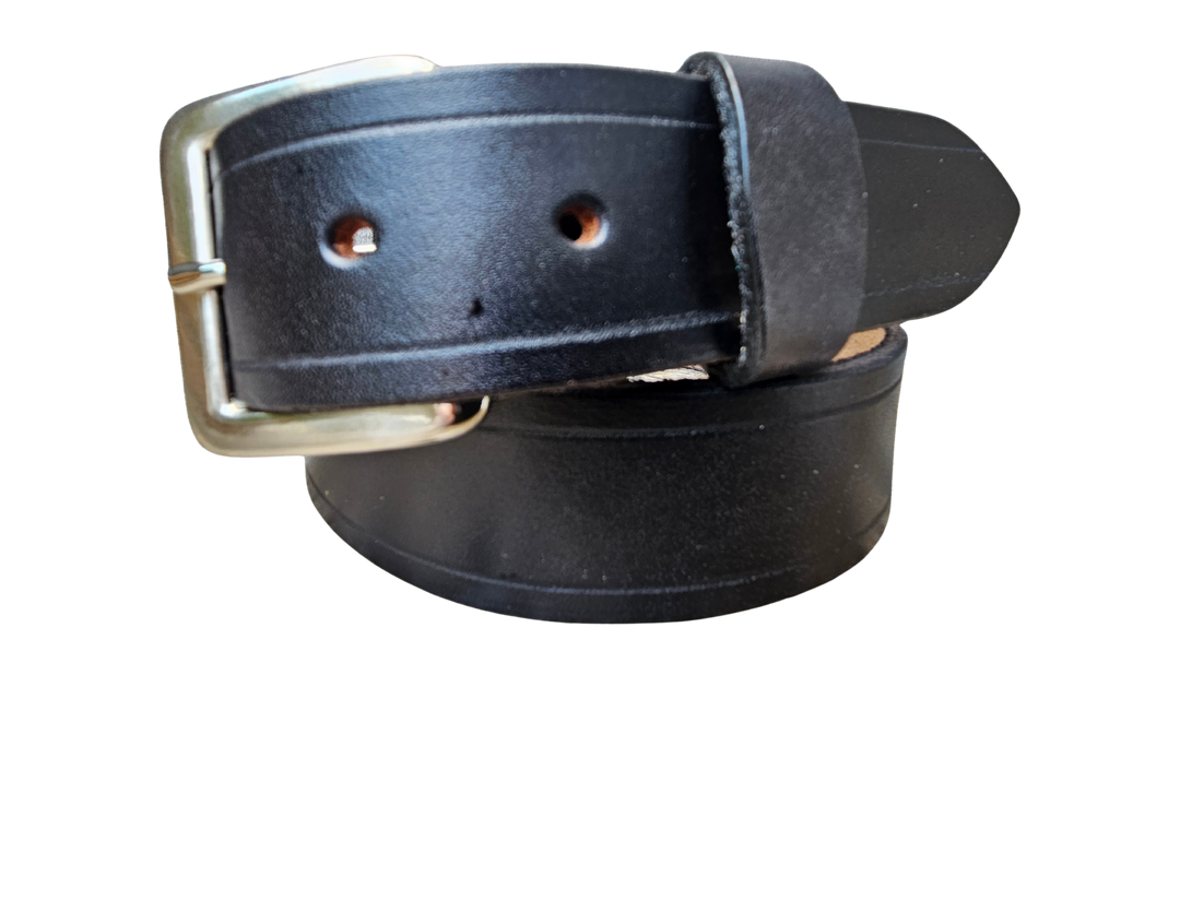 The "Calgary" Leather Name Belt
