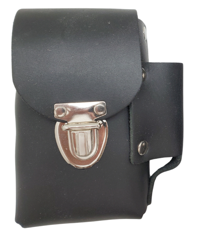 Carry your cigarettes in style with our Ladies Butterfly Cigarette Case. Made in the USA with strong, riveted leather and a side pocket for a lighter. It also features a belt loop on the back so you can easily take it with you wherever you go. Available at our Smyrna, TN store conveniently located near Murfreesboro.