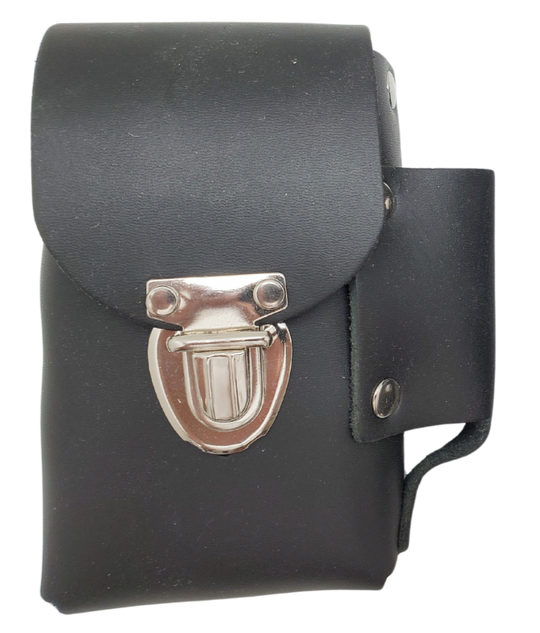 Carry your cigarettes in style with our Ladies Butterfly Cigarette Case. Made in the USA with strong, riveted leather and a side pocket for a lighter. It also features a belt loop on the back so you can easily take it with you wherever you go. Available at our Smyrna, TN store conveniently located near Murfreesboro.