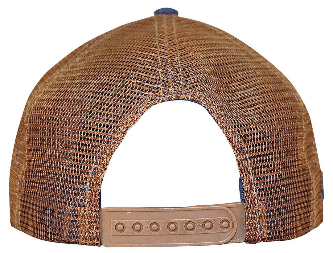 Blue Cross Shield Cap by Kerusso. Declare yourself a conqueror in the name of Jesus in this handsome “Blue Cross Shield” Cap in Brown/Blue with topstitch detailing. The Lord goes before you in all things, and He always has your back. Share the Good News when you have the opportunity with the Blue Cross Shield cap. We sell these at our Smyrna, TN shop because we BELIEVE too!
