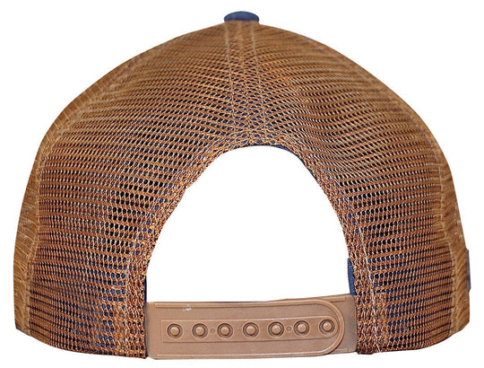 Blue Cross Shield Cap by Kerusso. Declare yourself a conqueror in the name of Jesus in this handsome “Blue Cross Shield” Cap in Brown/Blue with topstitch detailing. The Lord goes before you in all things, and He always has your back. Share the Good News when you have the opportunity with the Blue Cross Shield cap. We sell these at our Smyrna, TN shop because we BELIEVE too!
