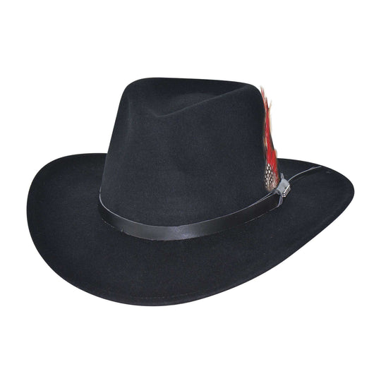 The Akubra Wool "Crushable" Outback Hat