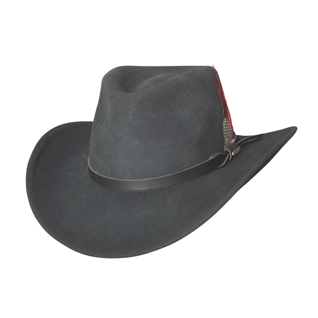 The Akubra Wool "Crushable" Outback Hat