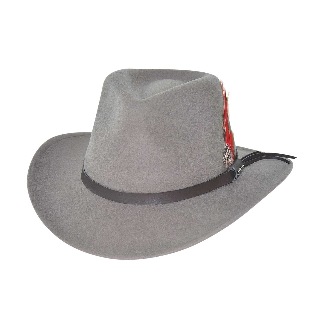 The Akubra Wool "Crushable" Outback Hat