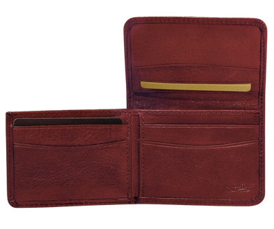 Inspired by Scottish-American businessman Andrew Carnegie, The soft Carnegie Wallet boasts a timeless flip design that offers both style and functionality. With 7 card slots, 1 spacious cash pocket, and an ID window, this wallet is perfect for your everyday needs. Its compact size of 4 1/4" wide by 3" tall when folded makes it easy to carry in your front pocket. Visit our shop in Smyrna, TN, just a short trip from Nashville, to get yours today.