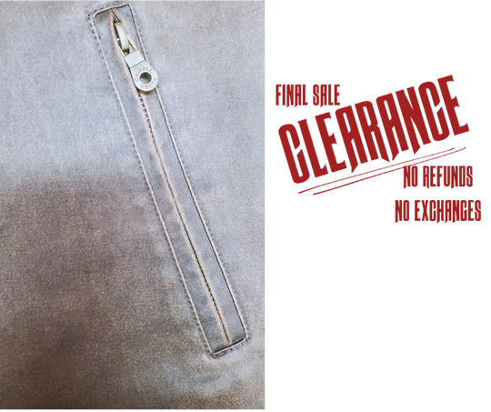 Western style work vest. Has the Look of distressed leather but it's Cloth! 2 inside pocket and 2 smaller front hand pockets. Corduroy lined and neck lined. Limited stock at our Smyrna, TN shop.