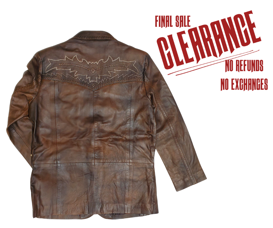 The "Cassidy" Western Boot Stitch Blazer Jacket CLOSEOUT