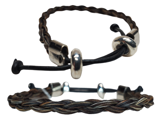 Discover the timeless charm of Braided Horsehair in our classic Western style bracelet. Features strong adjustable slider for durability. To ensure a comfortable fit, wear it snug or even take it in the water - just be sure to remove it before swimming or showering. You can find these at our shop in Smyrna, TN, conveniently located just a short drive away on I-24 from Nashville.