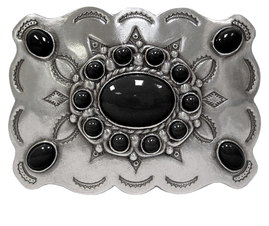 "The Sedona Mesa" Black Belt Buckle