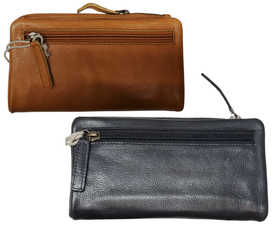 The "Charlotte" Soft Leather Clutch Wallet