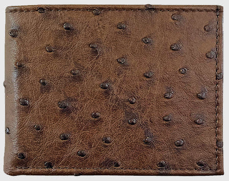 Made from authentic Cognac Ostrich leather, this bi-fold wallet blends classic western flair with bold luxury. True to Stetson’s legendary craftsmanship, it offers 6 card slots, 2 hidden pockets, and a spacious leather-lined cash compartment. Ready for you at our Smyrna, TN store, just a short drive from Nashville. Proudly made in Mexico.