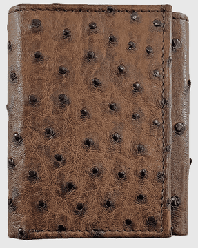 Made from authentic Cognac Ostrich leather, this bi-fold wallet blends classic western flair with luxurious materials that turn heads. The Stetson name guarantees top-notch craftsmanship and meticulous detail. It offers 6 card slots, 3 hidden pockets underneath, and a spacious leather-lined cash compartment. Available now at our Smyrna, TN store, just a short drive from downtown Nashville. Proudly made in Mexico.