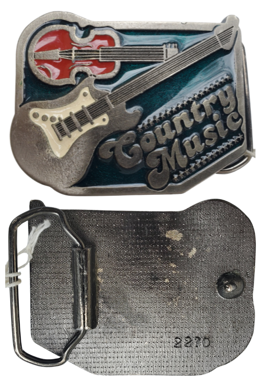 Vintage country music belt buckle