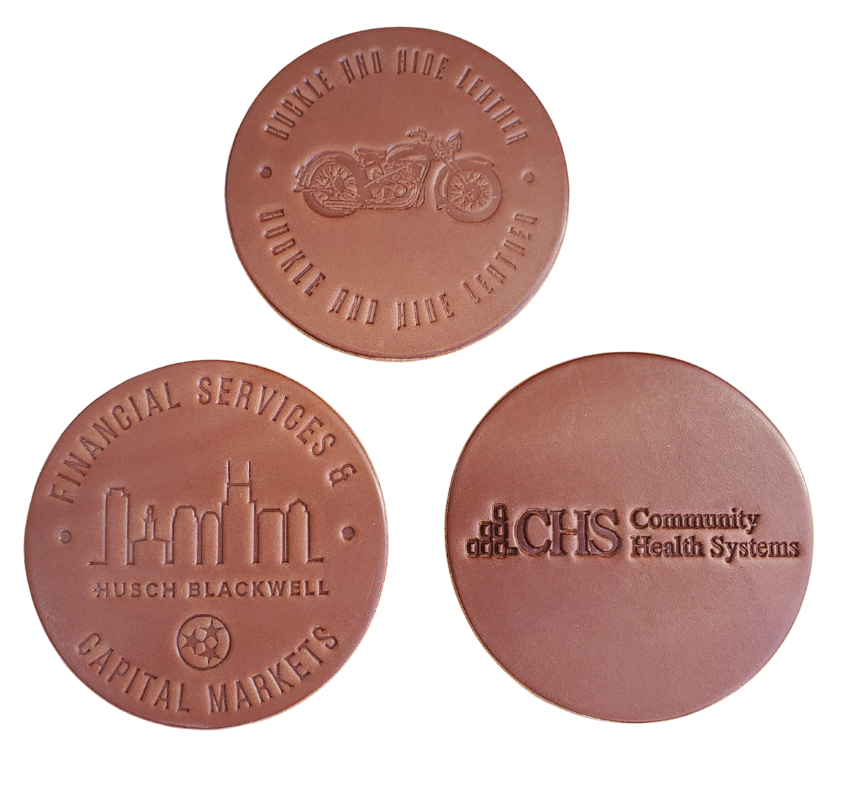 Let us put your LOGO/EVENT on Leather!