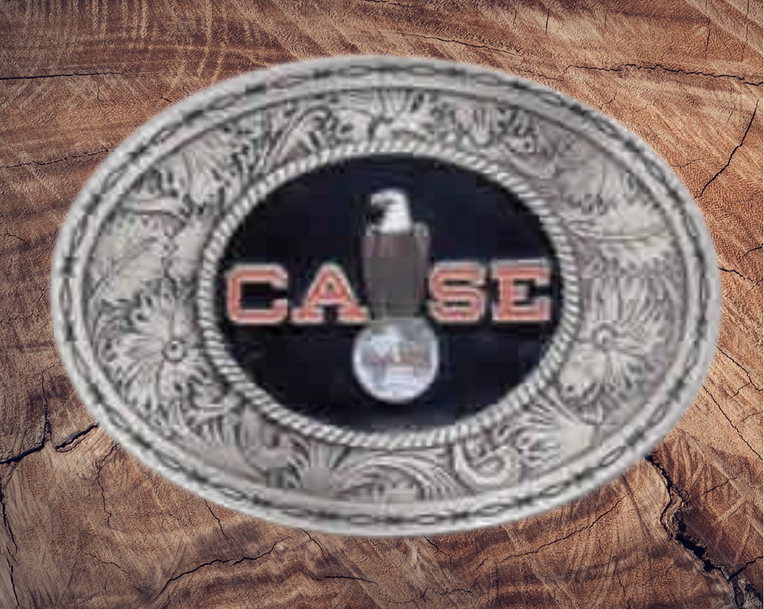 Case Western Belt Buckle-Oval Shape Licensed Case Western Buckle Fits 1 1/2 inch wide belts Approx. size 2 3/4"H x 3 3/4"W Available online and in our shop in Smyrna, TN, just outside of Nashville