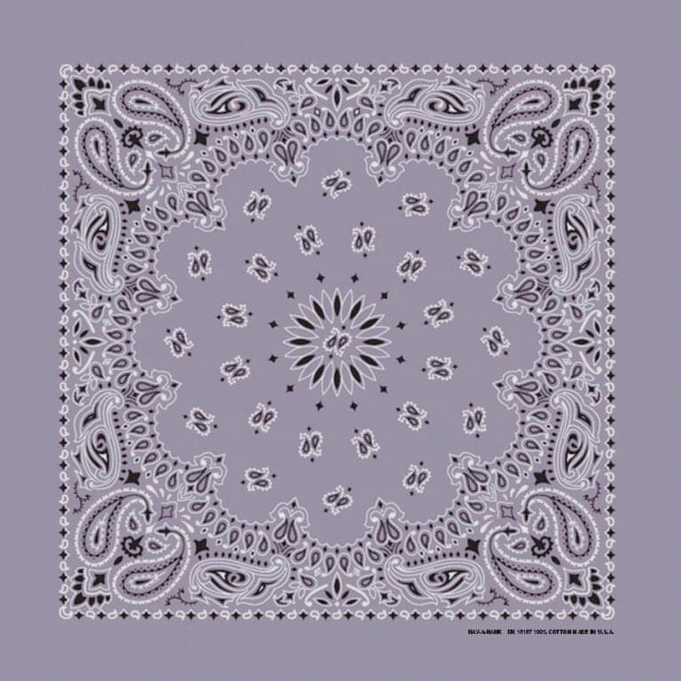Traditional Paisley Bandanas in 24 Colors