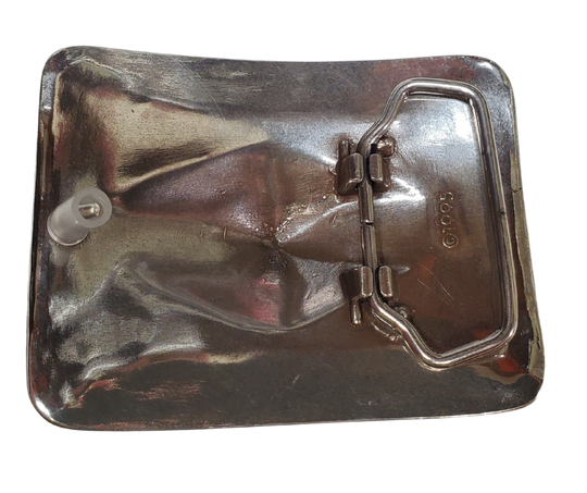 Spice up your style with the "Cody" Buckle! This versatile 3 1/4" x 2 1/2" beauty plays well with countless fashion combos, not just your trusty jeans and belt duo (though that&