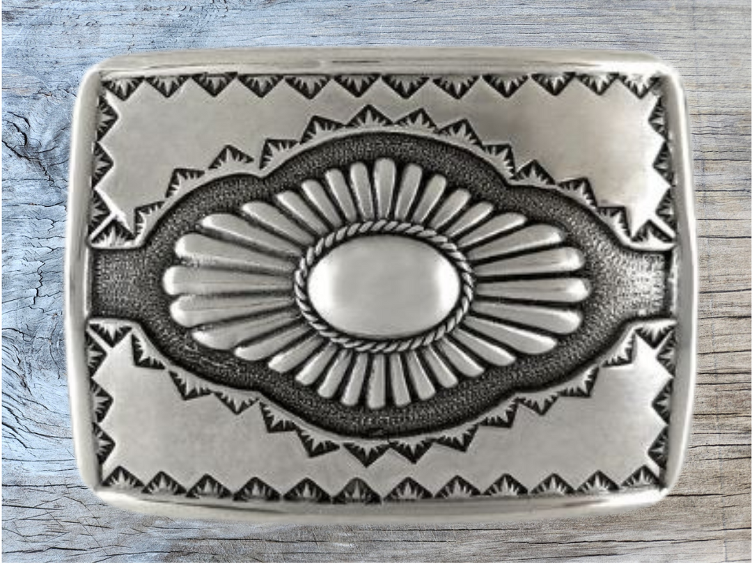 Spice up your style with the "Cody" Buckle! This versatile 3 1/4" x 2 1/2" beauty plays well with countless fashion combos, not just your trusty jeans and belt duo (though that&