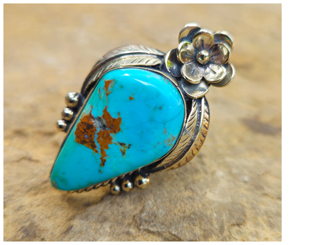 Teardrop Turquoise Ring