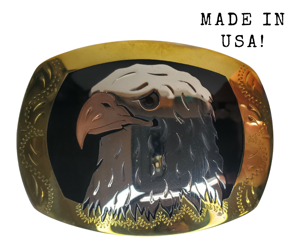 patriotic belt buckle