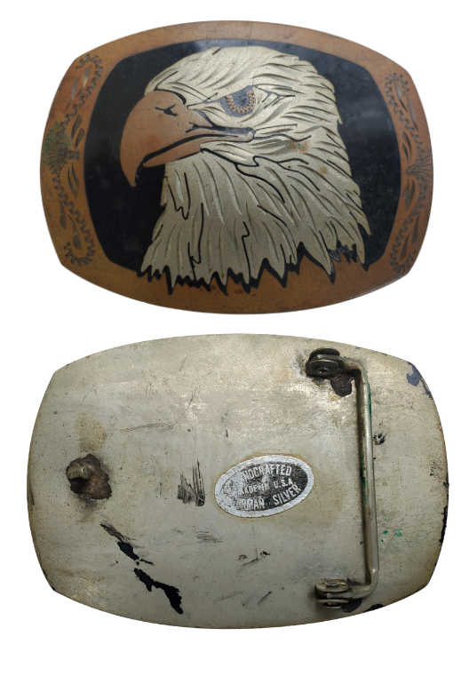 Vintage eagle belt buckle