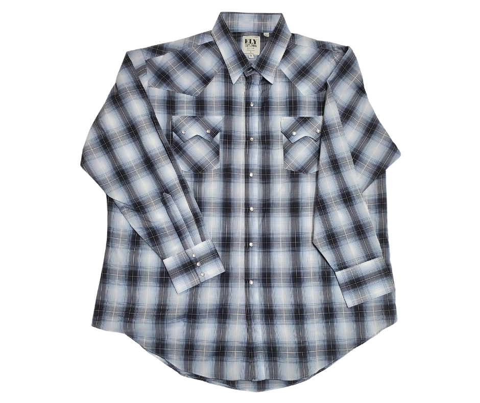 Ely Cattlemen LS Plaid Western Shirt  CLOSEOUT!