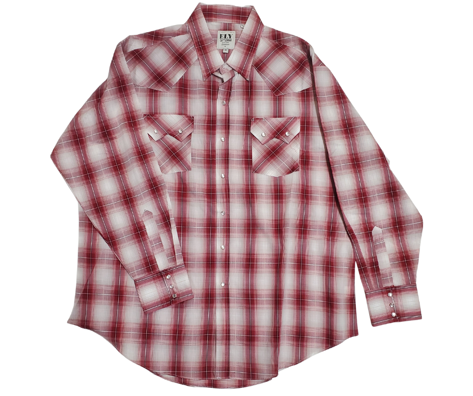 Ely Cattlemen LS Plaid Western Shirt  CLOSEOUT!