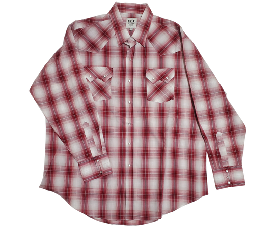 Ely Cattlemen LS Plaid Western Shirt  CLOSEOUT!