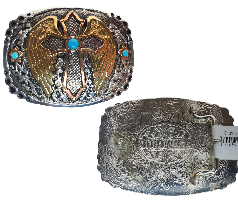 I'll Fly Away Cross Belt Buckle