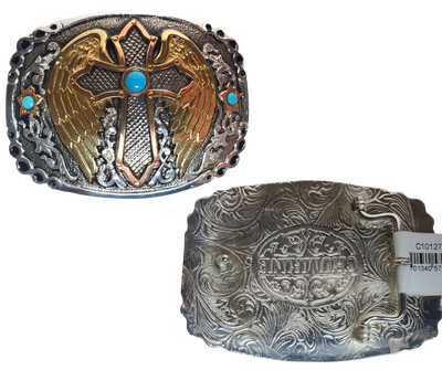 I'll Fly Away Cross Belt Buckle