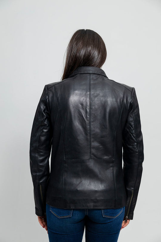 The "Patricia" Ladies Fashion Leather Jacket CLOSEOUT!