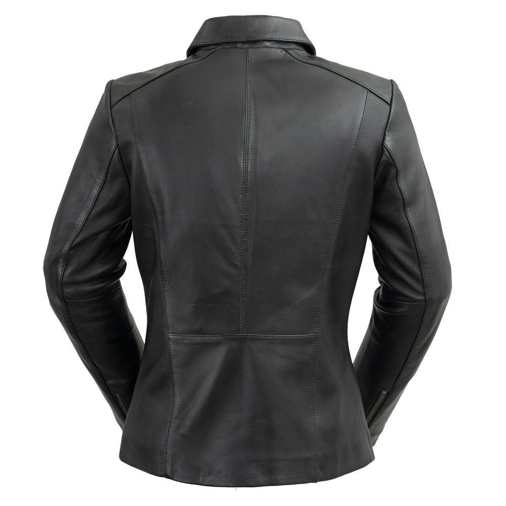 The "Patricia" Ladies Fashion Leather Jacket CLOSEOUT!