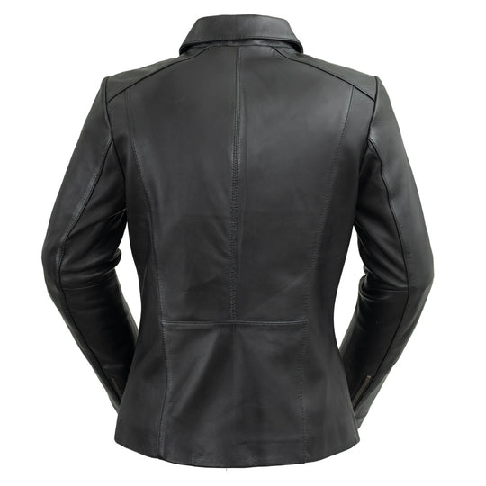 The "Patricia" Ladies Fashion Leather Jacket CLOSEOUT!