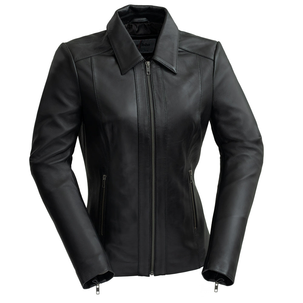 The "Patricia" Ladies Fashion Leather Jacket CLOSEOUT!