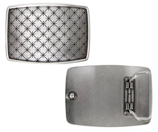 The math mean (average) is found by adding values and dividing by the number of values, and the geometric mean finds the nth root of the product of n values. But hey, forget the math - check out this hip buckle that goes with any outfit. Fits 1 1/2" belts. Its Geo design will complement all your fashion choices. Available at our shop in Smyrna, TN just a short geometric jaunt from downtown Nashville!