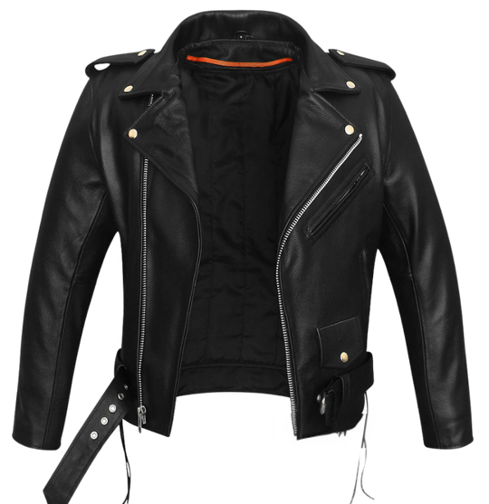 Mens Classic MC Style Jacket