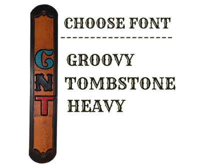 Great songs are the real Stars in Nashville. This Guitar Strap is a nod to those great Writers influence! The 2" or 2 1/2" main Body of the strap is approx. 1/8" thick with a Southwest pattern down the center. Made from Veg-Tan Leather Strap with a CUSTOMIZABLE NAME FONT and Strap color. The classic adjustment style goes from approx. 42" to 56" at it's longest . Made just outside Nashville in our Smyrna, TN. shop. 