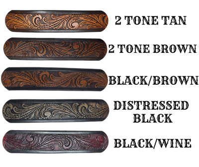 "Eastbound and Down" Leather Guitar Strap