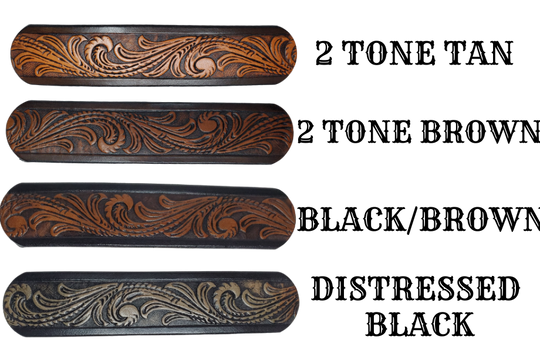 Great Musicians, Singers and great songs have been a staple for years in Nashville. Be on your way starting your journey with this 2"main Body of the Guitar strap is approx. 1/8" thick with a 2 Buffalo Nickels, CUSTOMIZABLE NAME FONT and Patch color. The classic adjustment style goes from approx. 42" to 56" at it's longest . Made just outside Nashville in our Smyrna, TN. shop. It will need a bit of time to "break in" but will get a great patina over time.  