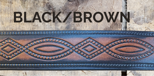 Personalized Good Bad and the Ugly leather belt with custom name