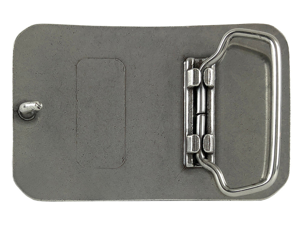 The Virgil is known for being one of the Best Bucking Horses of all time! So we named this Bronc Belt Buckle after him so you can pay homage to the best. It's rectangle shape makes it easy on the mid section to wear and it's Antique Silver finish will match nearly anything you wear. See this buckle at our Smyrna, TN shop not far from the nearest Boot store.