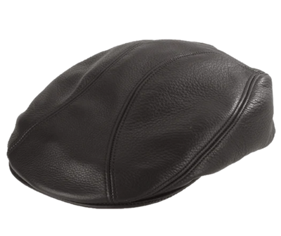 Unleash your daring side with our classic a Classic LEATHER DRIVERS CAP. Crafted from premium cowhide Brown NUBUK leather (water repellent recommended) or Black with an elastic band for a best fit, available in S/M or L/XL. Take the wheel and head to our Smyrna TN shop, just a quick jaunt away from Music City! See size details below. Imported