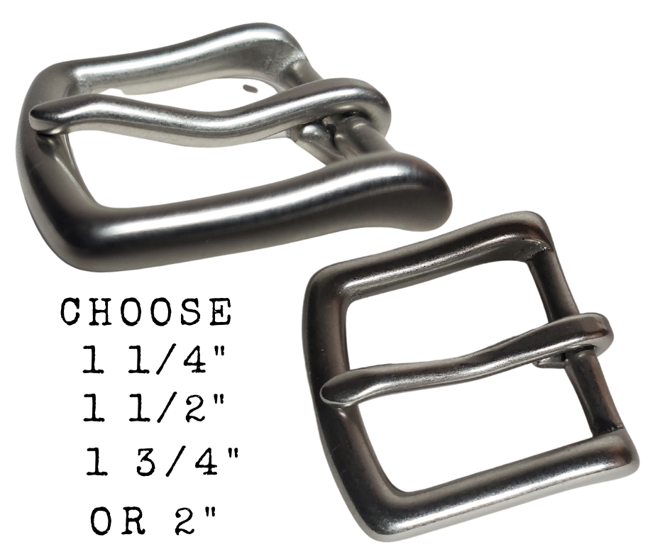 Adams Buckles The Hillsboro Solid Brass Buckle CLOSEOUT! – Buckle and Hide Leather