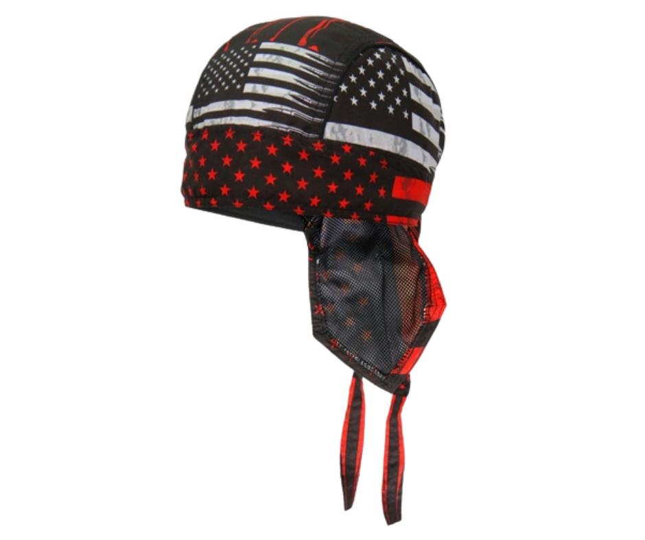 Whether you're hitting the road for a joyride on your motorcycle, getting together with your club, or just need some UV protection and sweat control, Premium doo rag head wraps are just what you need! Put on your new headwrap bandana while you run errands or handle some yard work.&nbsp; Represent your unique style with our moisture wicking, mesh lined head wraps, showcasing bright, long lasting designs. Visit our Smyrna TN shop, conveniently located near downtown Nashville.&nbsp;